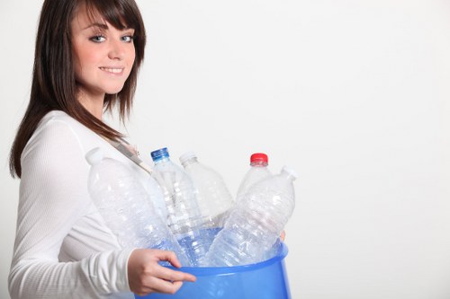 Professional team decluttering a garage